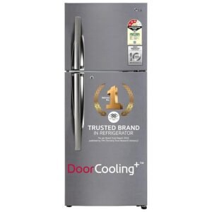 LG 242 L 3 Star Smart Inverter Frost-Free Double Door Refrigerator (GL-I292RPZX, Shiny Steel, Door Cooling+)