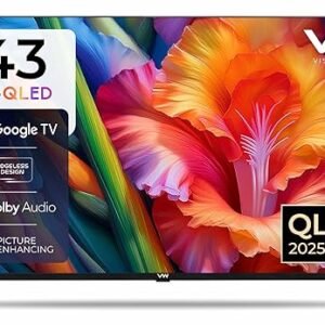 VW 109 cm (43 inches) Pro Series 4K Ultra HD Smart QLED Google TV VW43GQ1