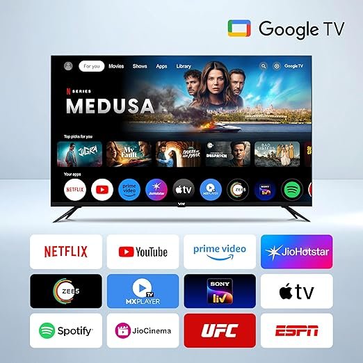 VW 109 cm (43 inches) Pro Series 4K Ultra HD Smart QLED Google TV VW43GQ1 - Image 5